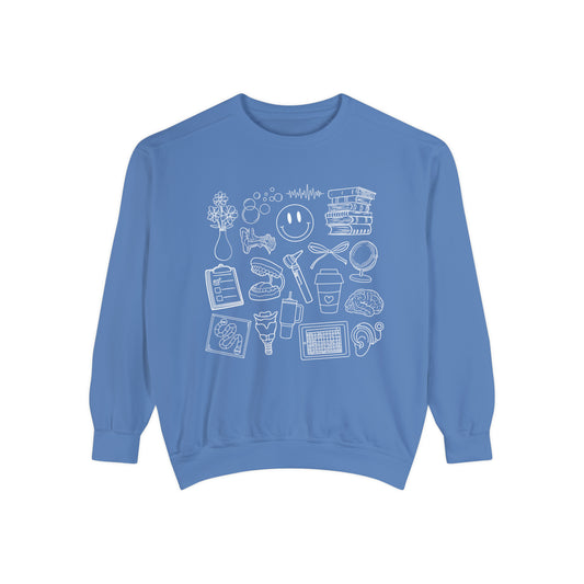 Speech-Language-Hearing Comfort Colors Sweatshirt