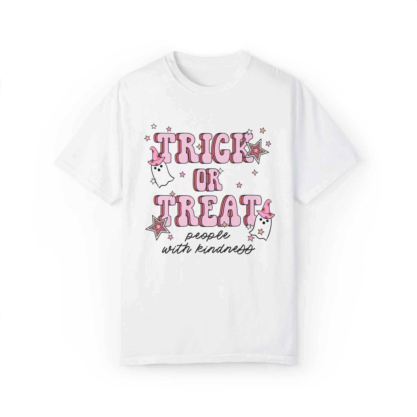 Trick or Treat People With Kindness Comfort Colors T-Shirt