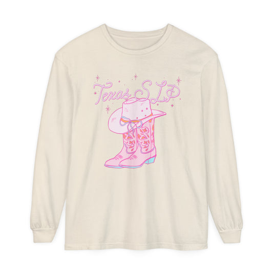 Texas SLP Comfort Colors Long Sleeve T-Shirt