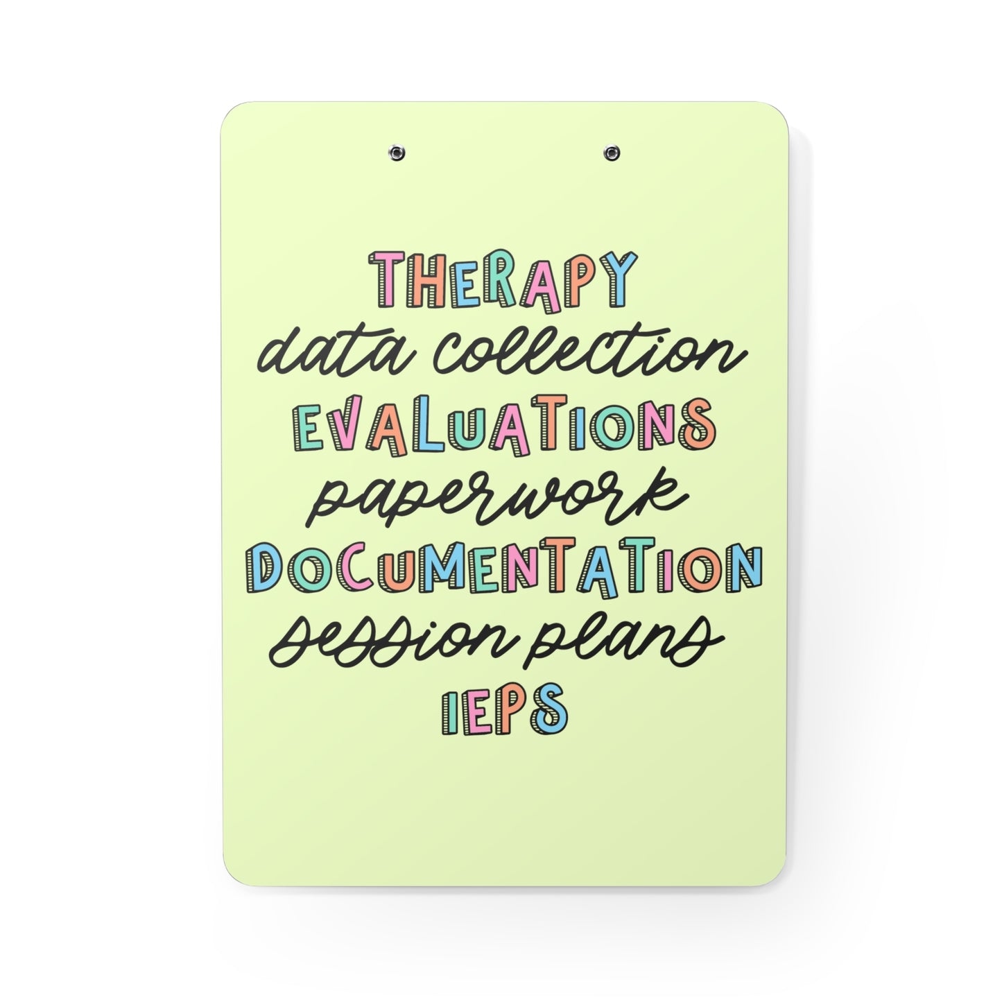 Therapy Day Clipboard