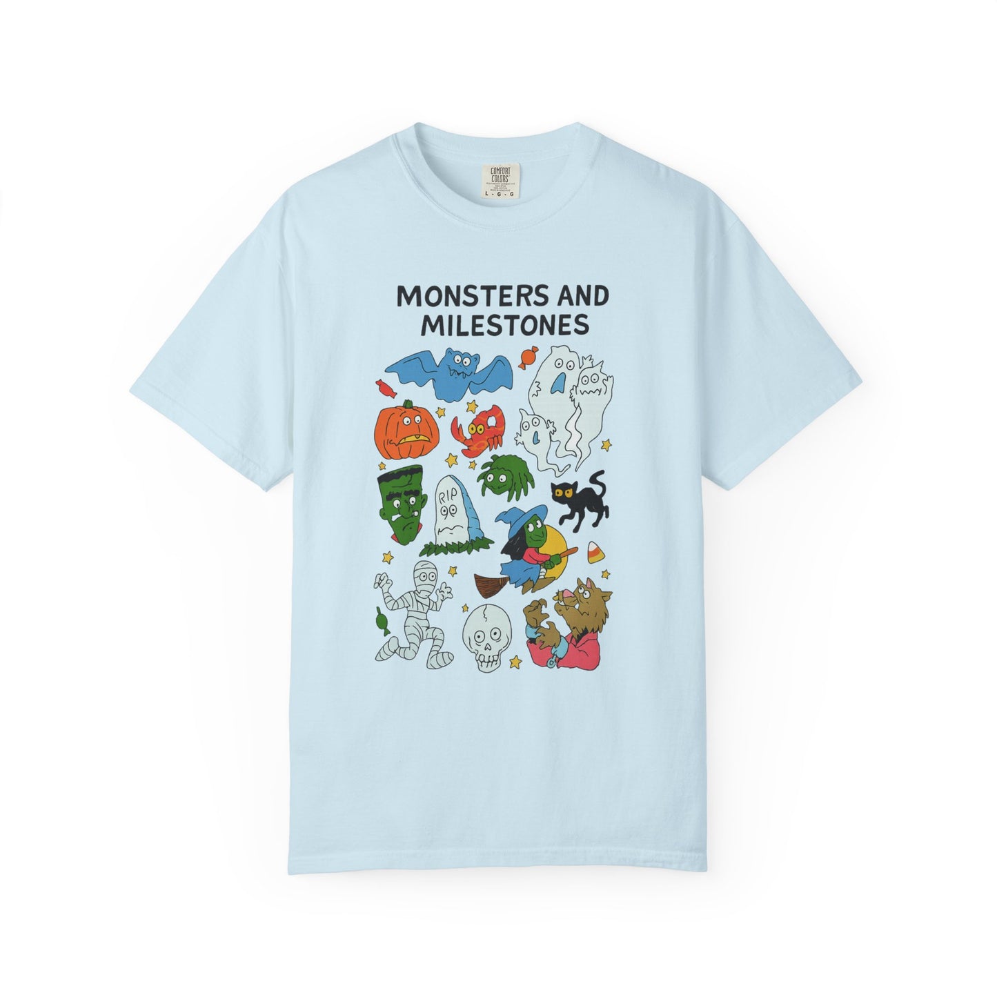 Monsters and Milestones Comfort Colors T-Shirt
