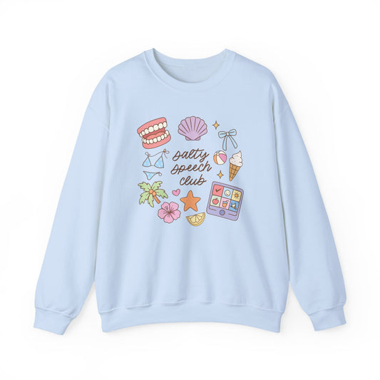 Salty Speech Club Crewneck Sweatshirt