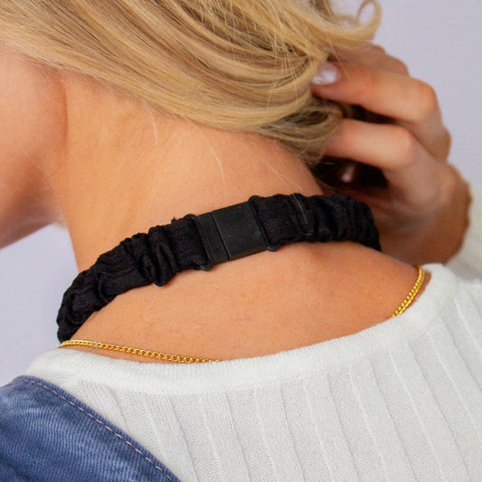 Breakaway Scrunchie Lanyard | Black