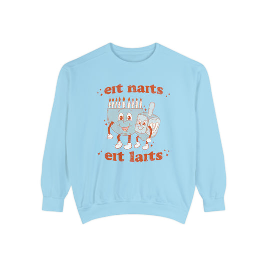 Eight Nights Eight Lights IPA Distressed Colors Sweatshirt