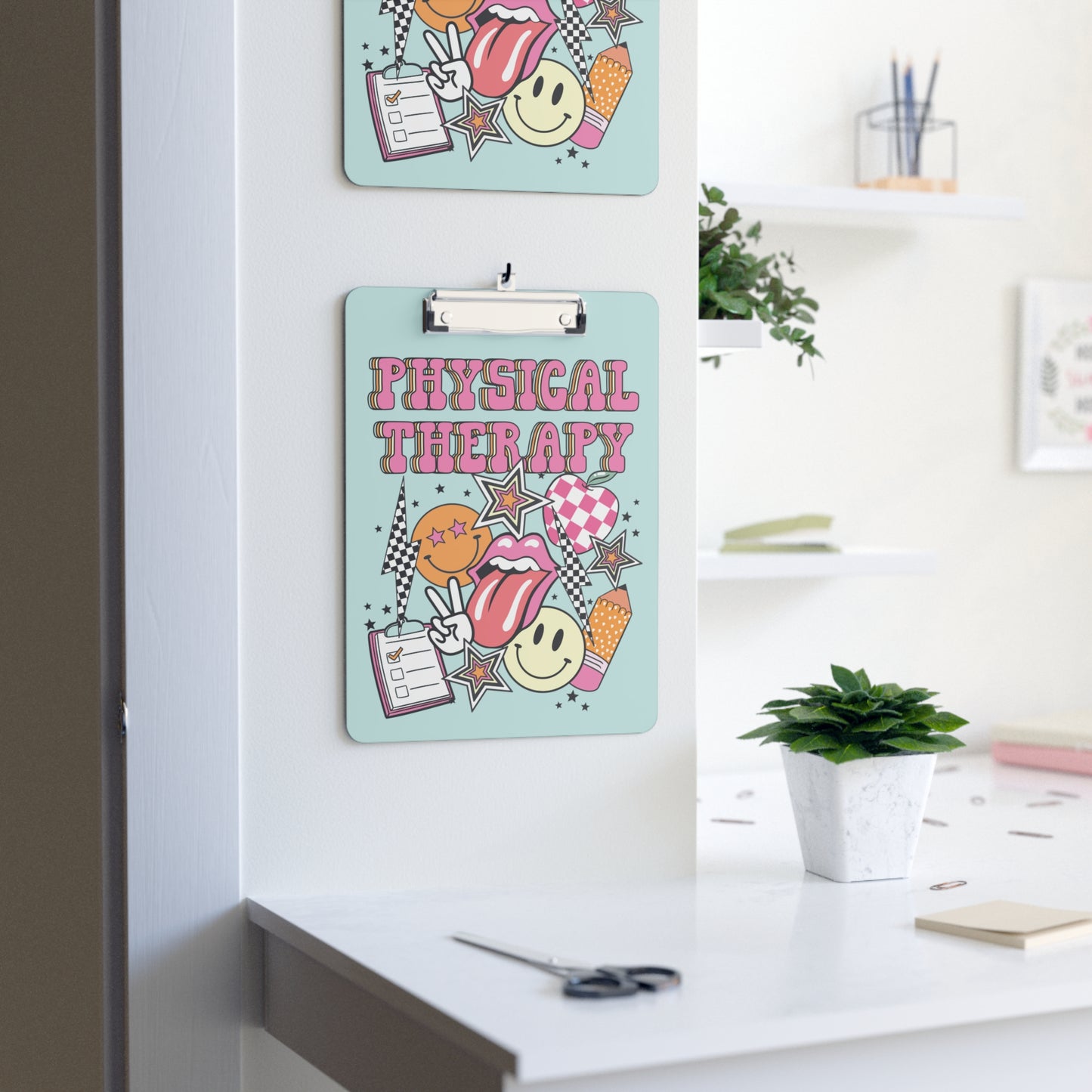 Retro Physical Therapy Clipboard