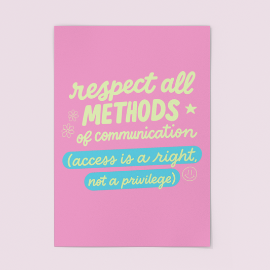 AAC Awareness Digital Poster Set