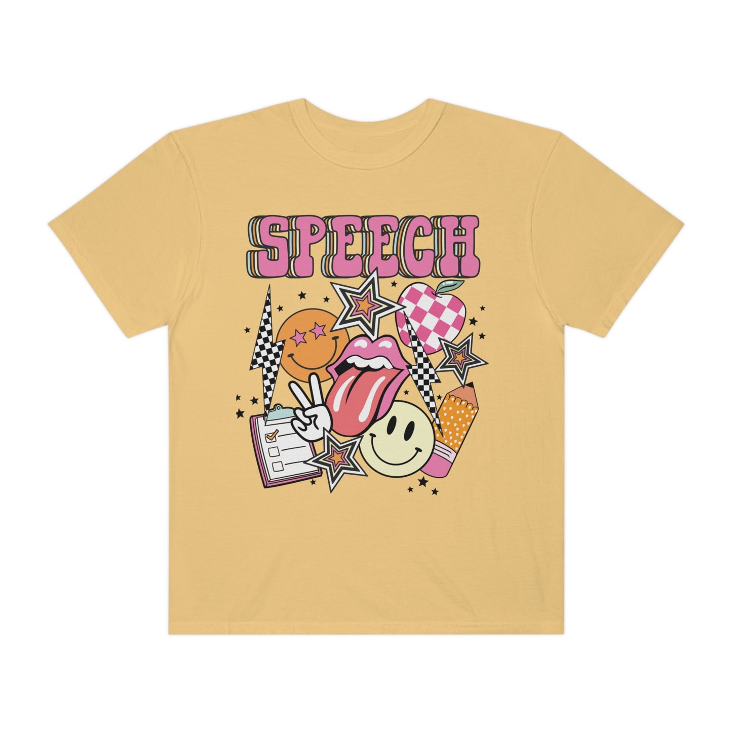 Retro Speech Comfort Colors T-Shirt