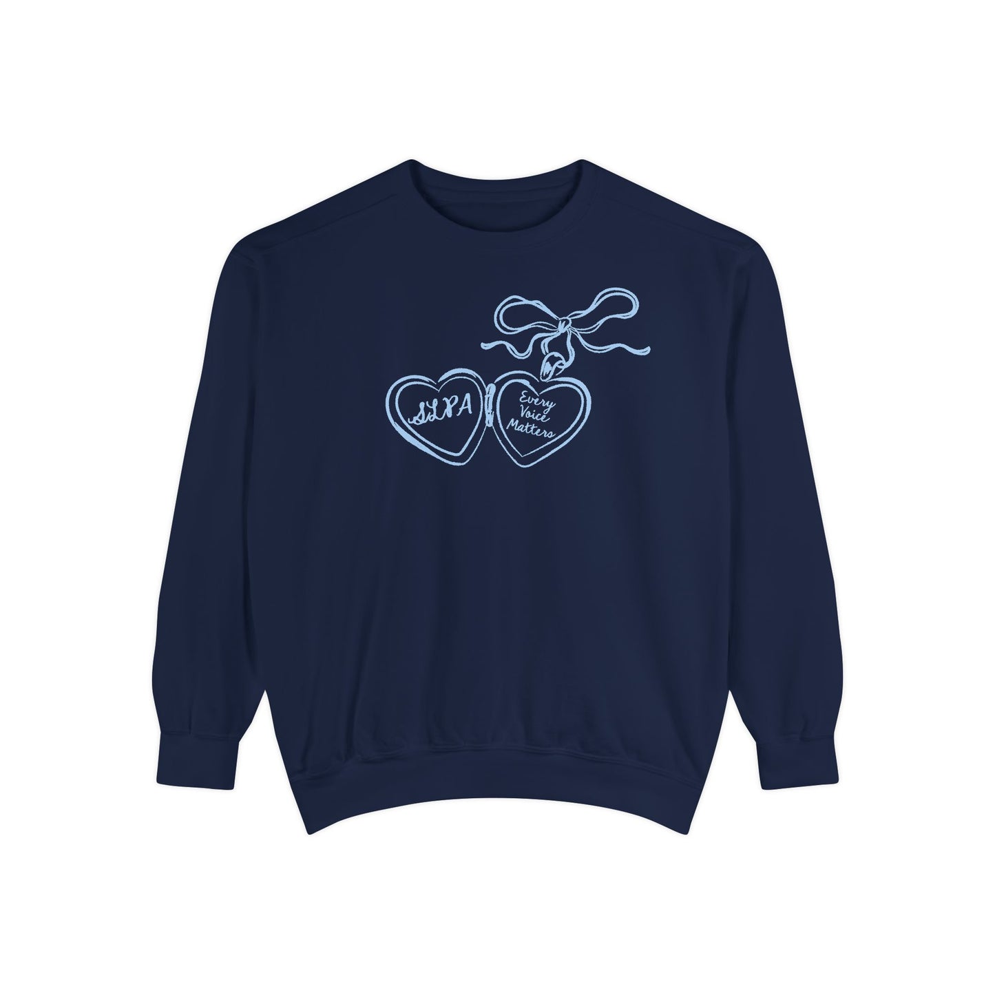 SLPA Heart Locket Comfort Colors Sweatshirt