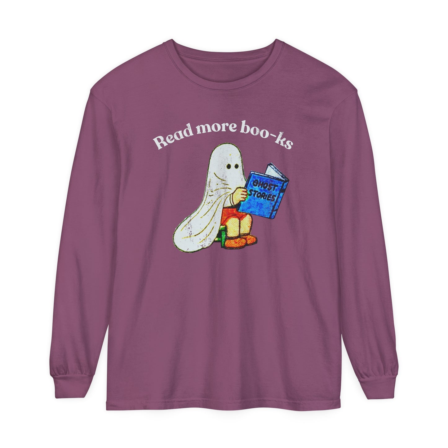 Read More Boo-ks Long Sleeve Comfort Colors T-Shirt