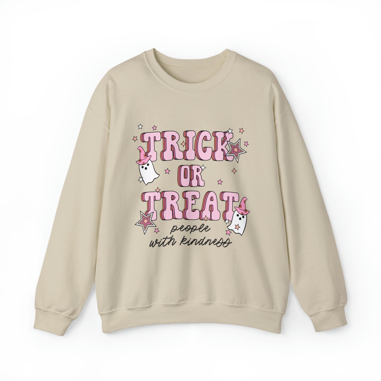 Trick or Treat People With Kindness Crewneck Sweatshirt