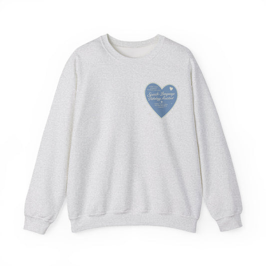 SLPA Heart Patch Sweatshirt | Front and Back Print