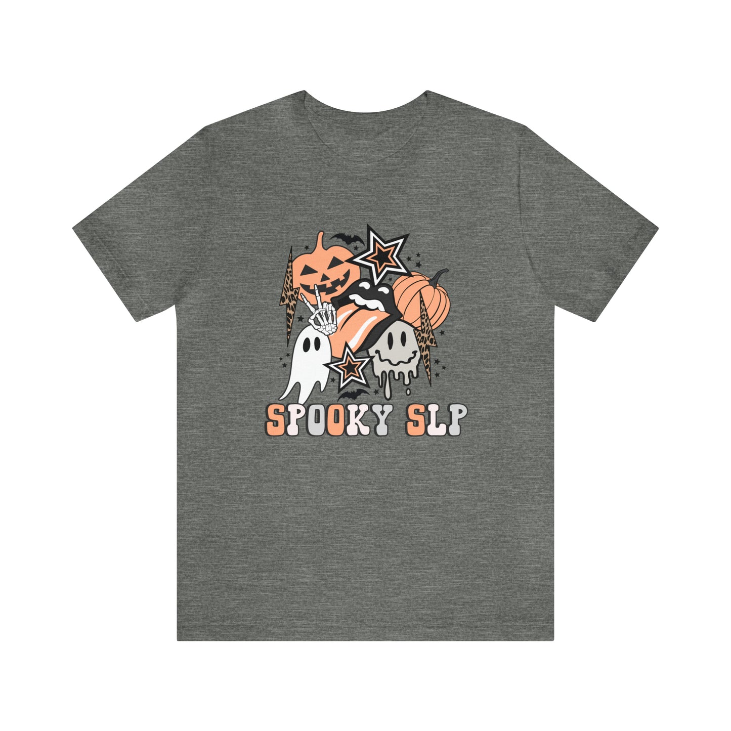 Spooky SLP Retro Halloween Jersey T-Shirt