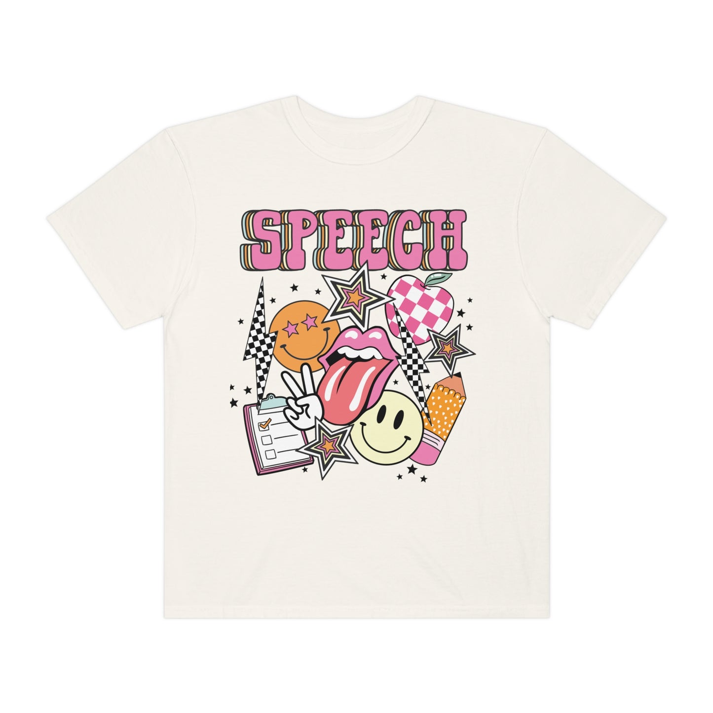 Retro Speech Comfort Colors T-Shirt