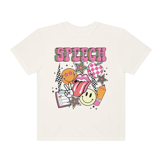 Retro Speech Comfort Colors T-Shirt