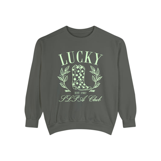 Lucky SLPA Club Comfort Colors Sweatshirt