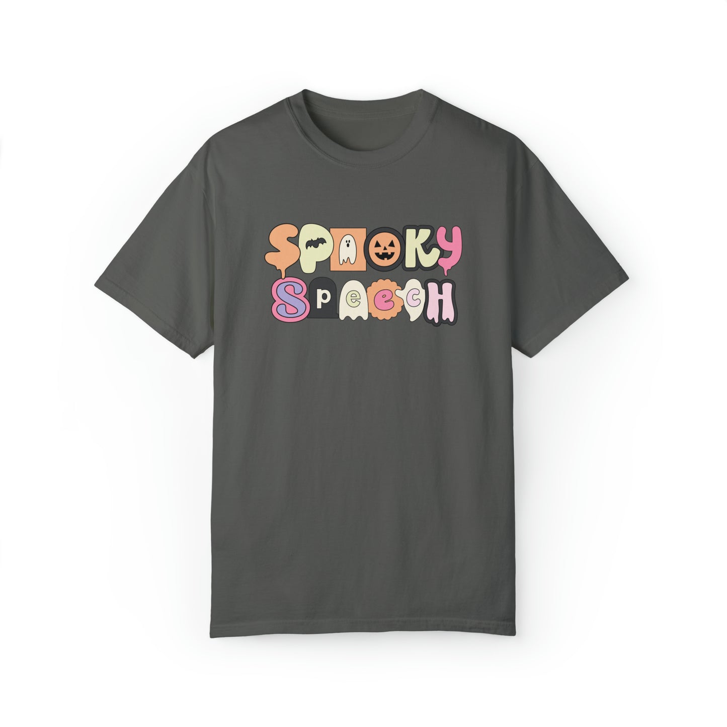 Spooky Speech Retro Comfort Colors T-Shirt