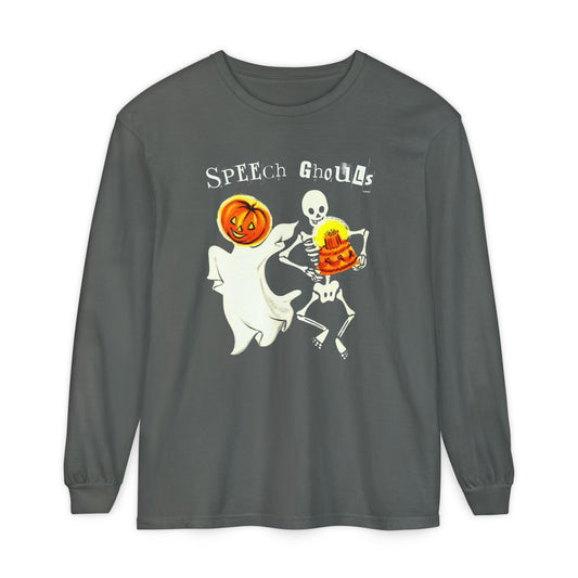 Speech Ghouls Long Sleeve Comfort Colors T-Shirt