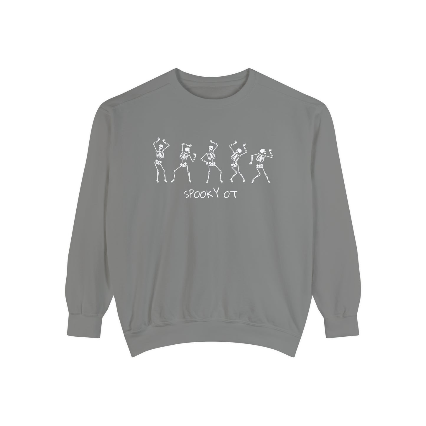Spooky OT Skeletons Comfort Colors Sweatshirt