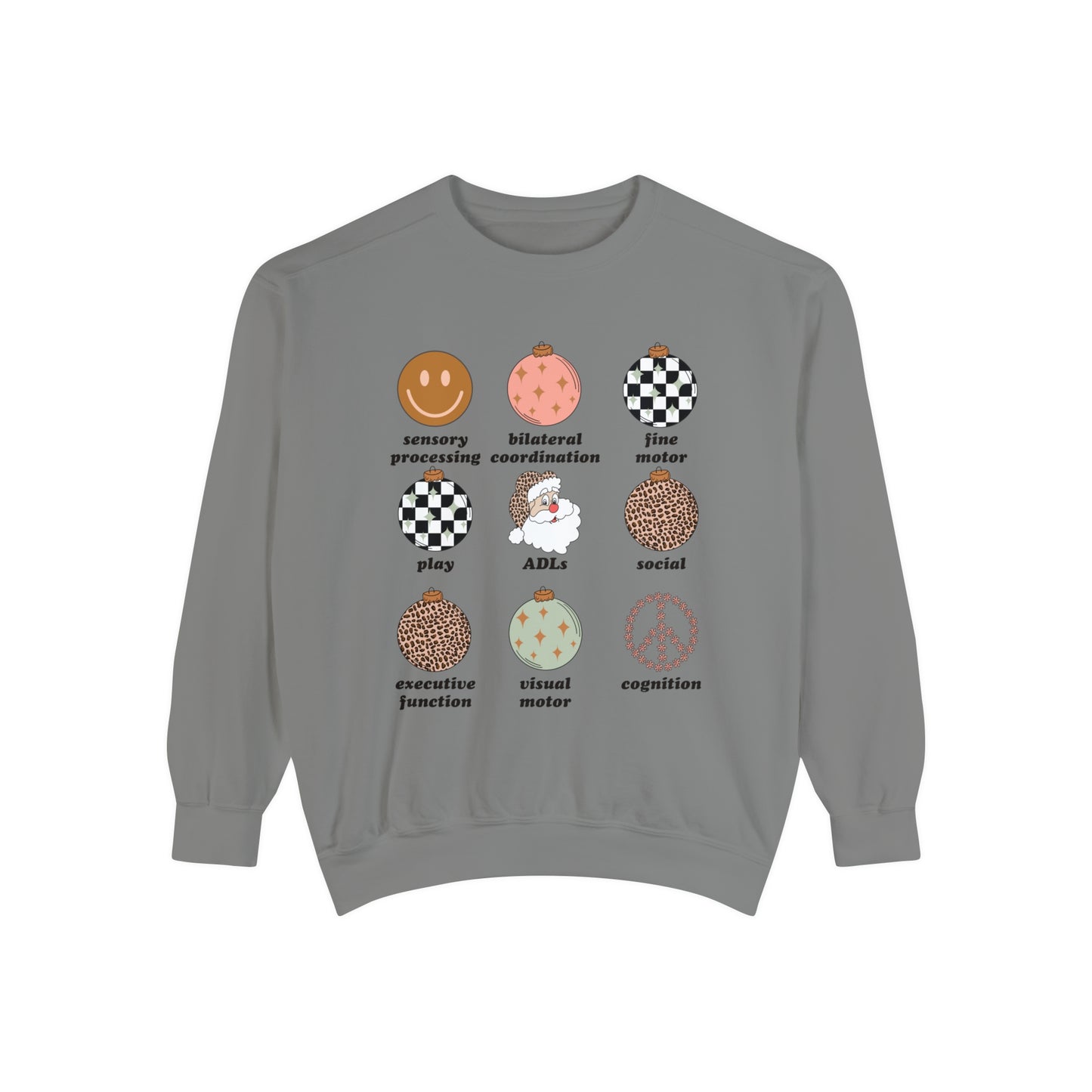 Retro Holiday OT Scope of Practice Comfort Colors Sweatshirt