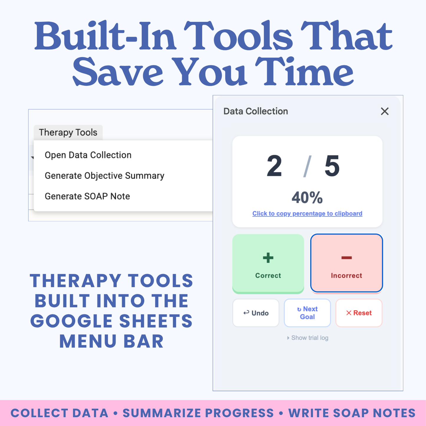 Therapy Data Dashboard | Caseload, Data & Progress Tracker