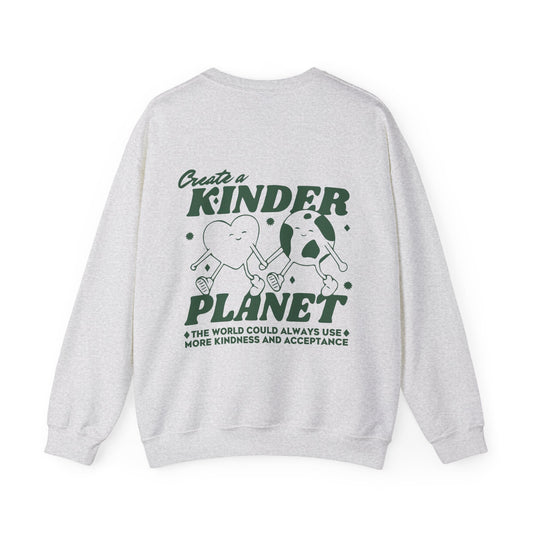 Kindness and Acceptance Crewneck Sweatshirt | Front and Back Print