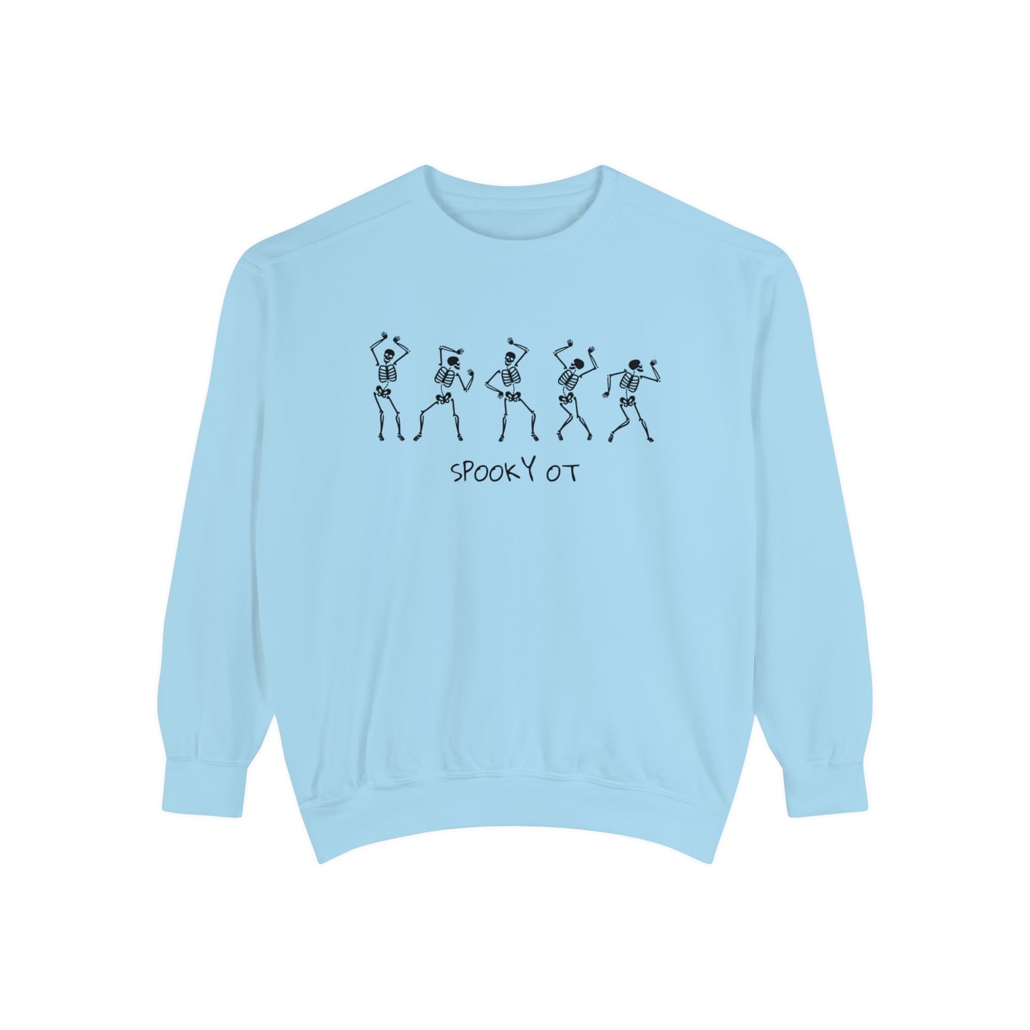 Spooky OT Skeletons Comfort Colors Sweatshirt