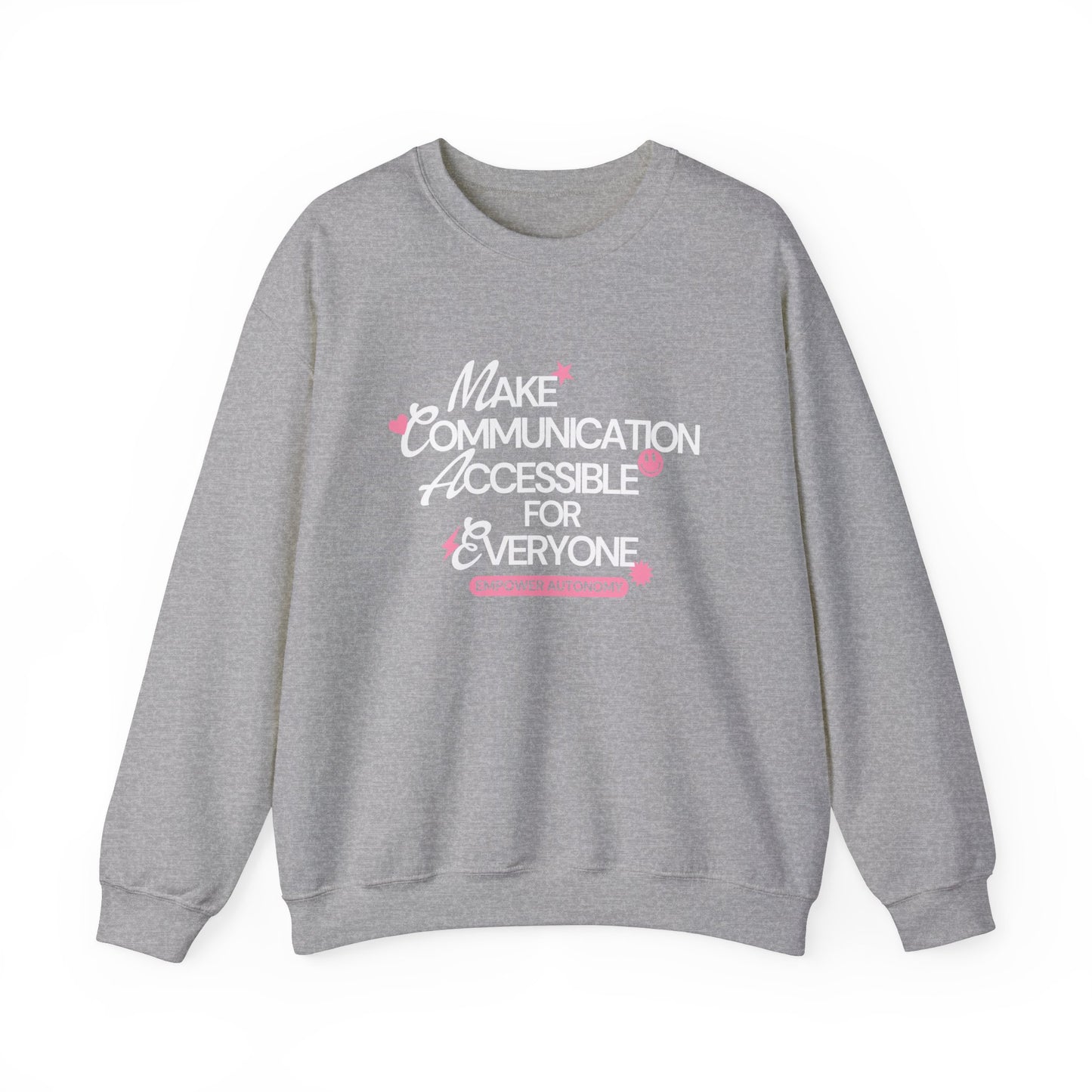 Make Communication Accessible Crewneck Sweatshirt