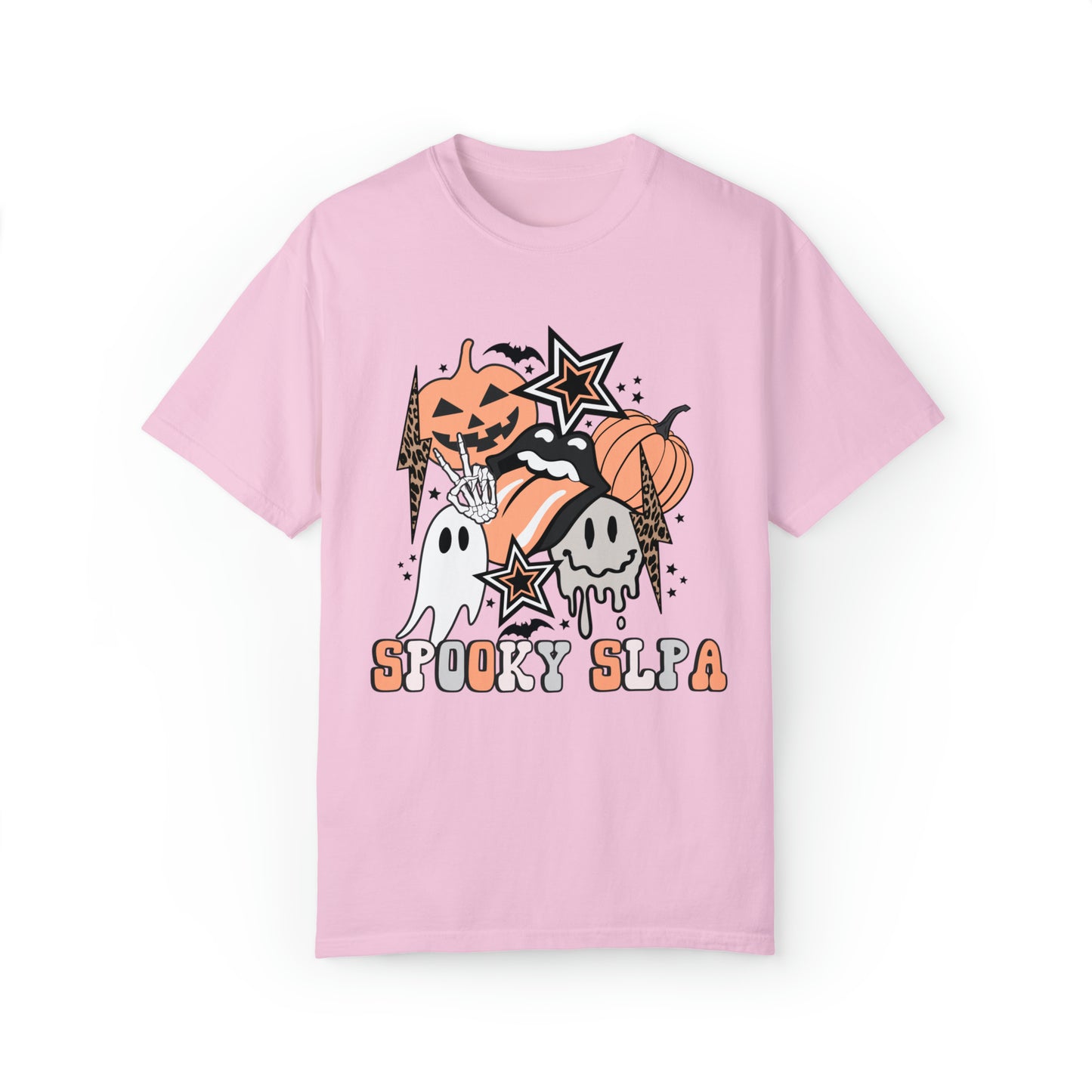 Spooky SLPA Retro Halloween Comfort Colors T-Shirt