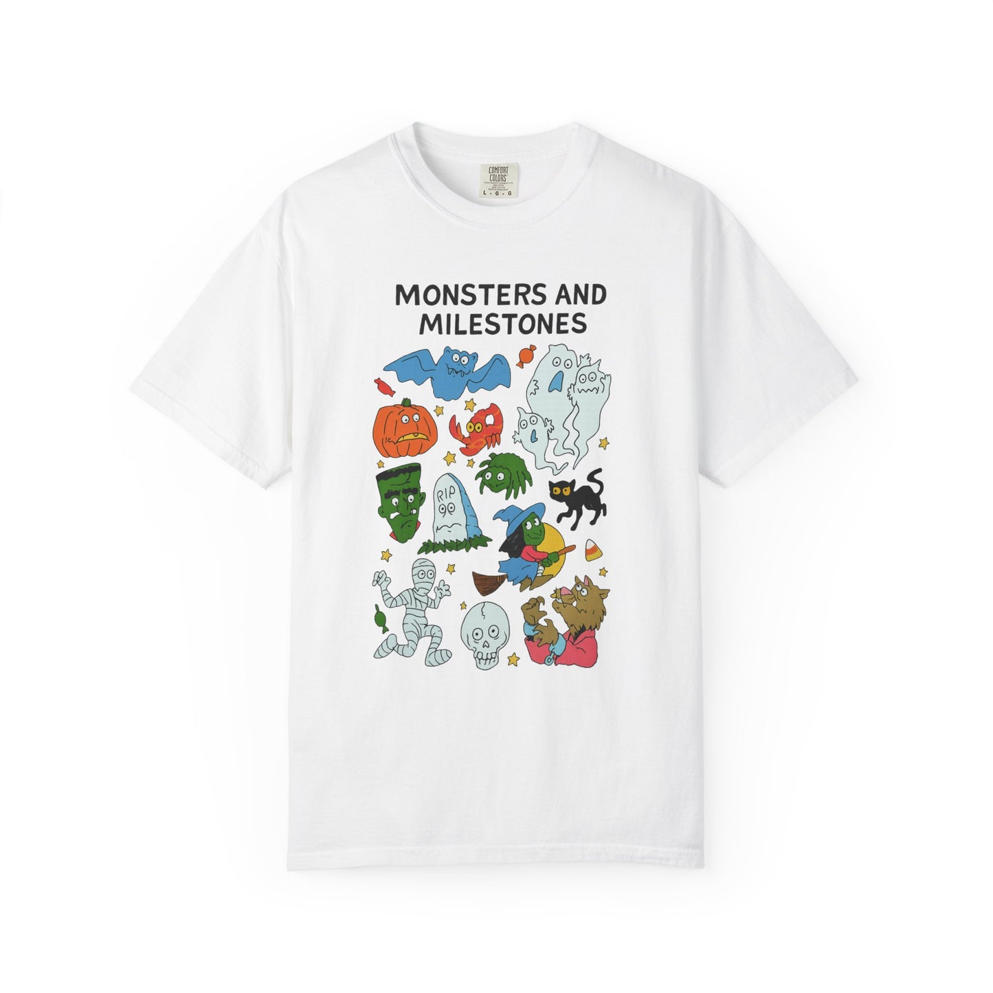 Monsters and Milestones Comfort Colors T-Shirt