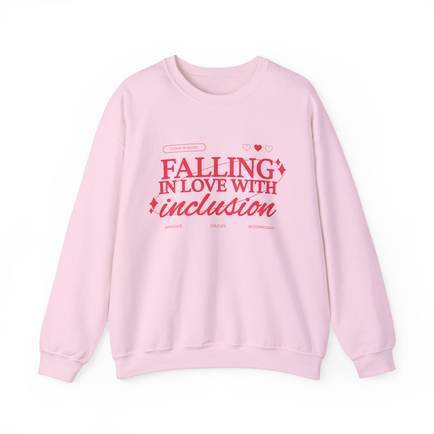 Falling in Love With Inclusion Crewneck Sweatshirt