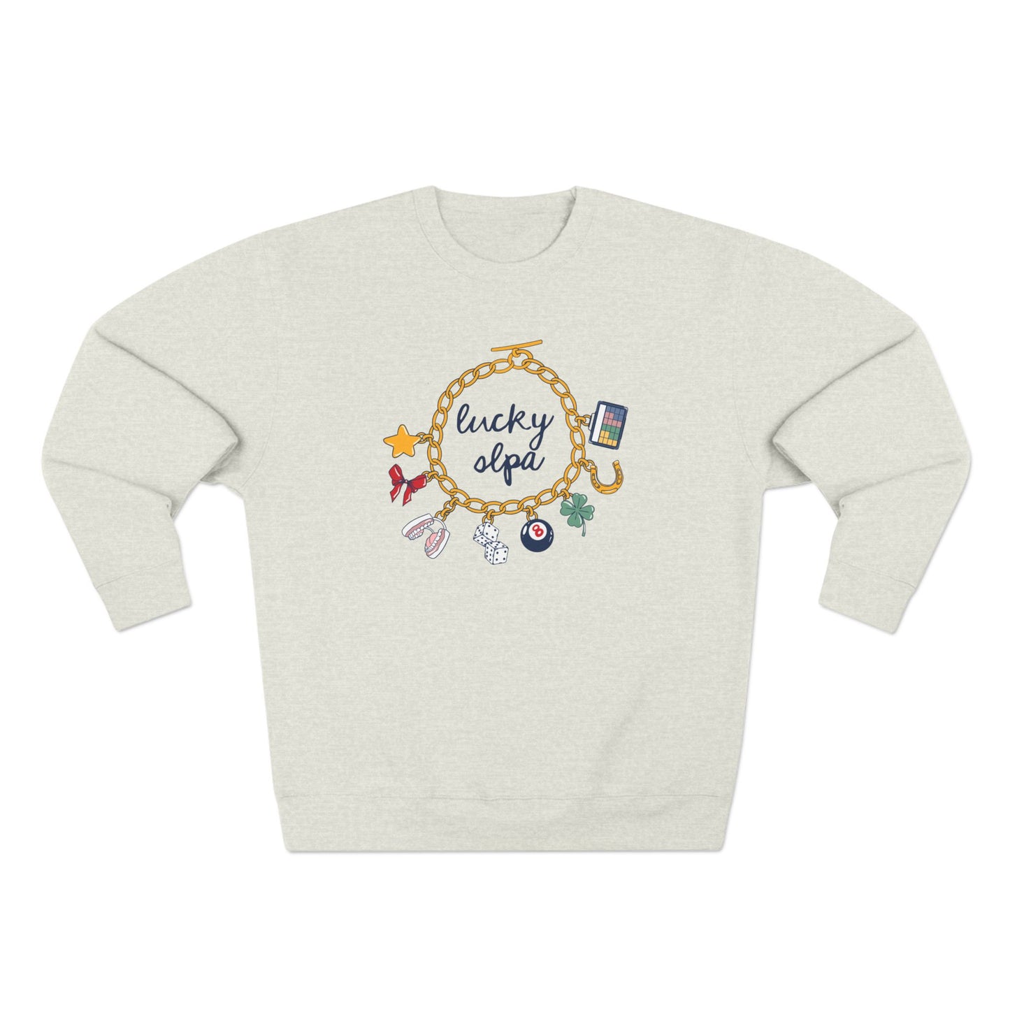 Lucky SLPA Charm Bracelet Premium Crewneck Sweatshirt