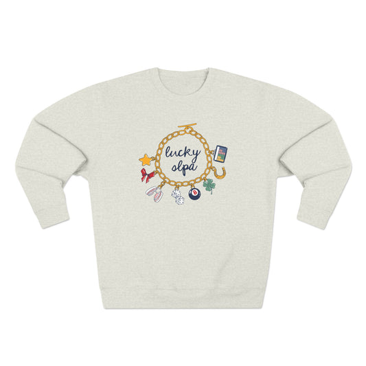 Lucky SLPA Charm Bracelet Premium Crewneck Sweatshirt
