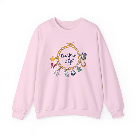 Lucky SLP Charm Bracelet Crewneck Sweatshirt