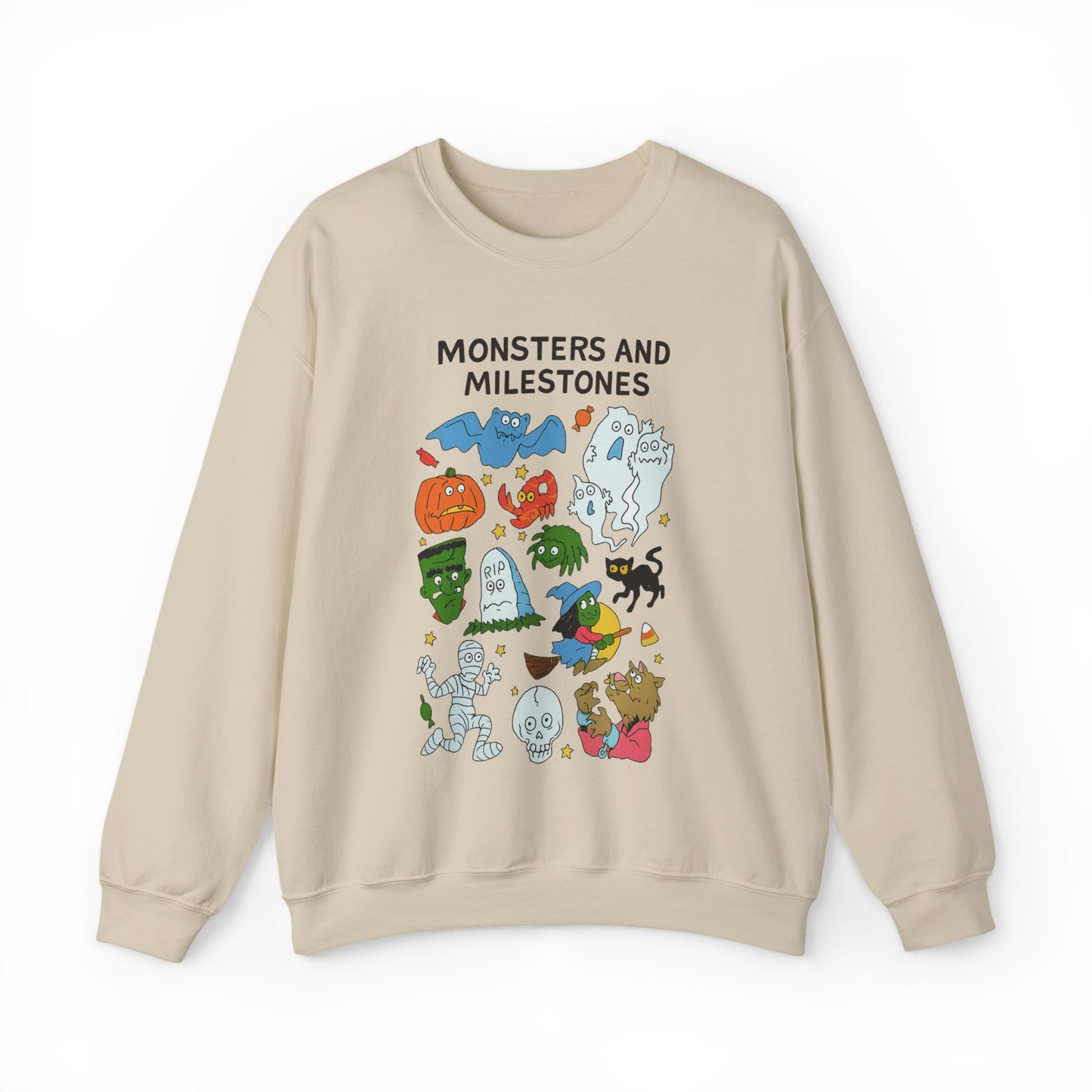 Monsters and Milestones Crewneck Sweatshirt