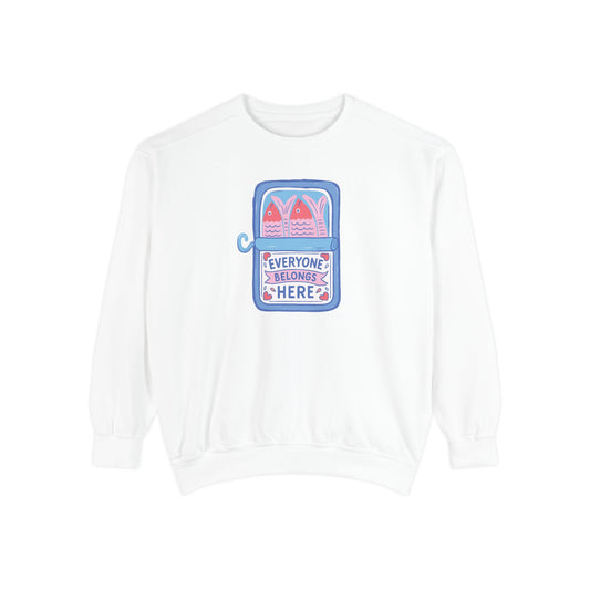 Everyone Belongs Here Comfort Colors Sweatshirt