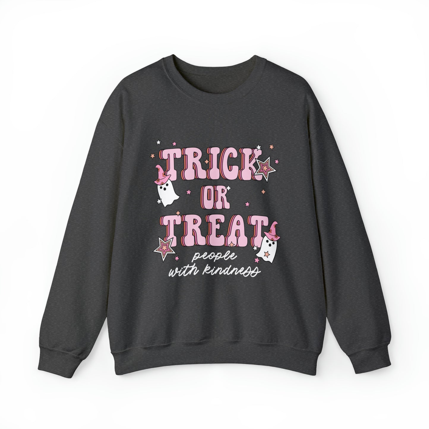Trick or Treat People With Kindness Crewneck Sweatshirt