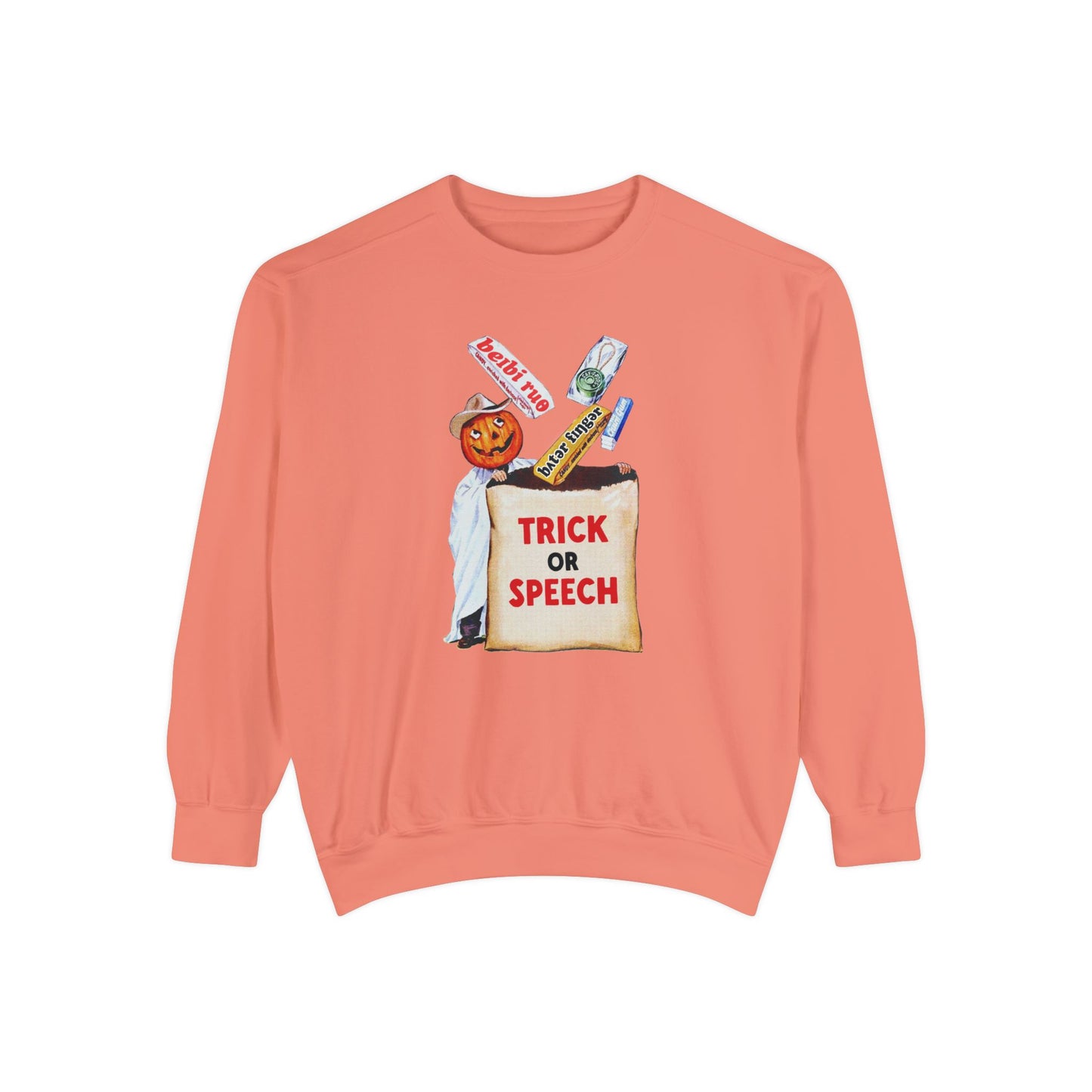 Trick or Speech Comfort Colors Sweatshirt