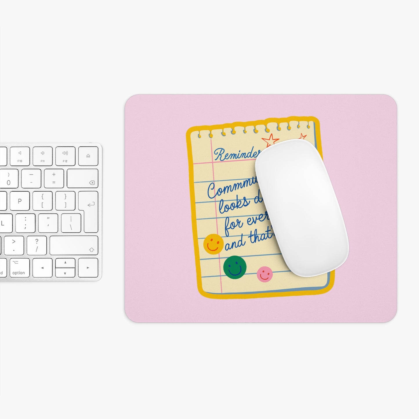Communication Looks Different Mouse Pad