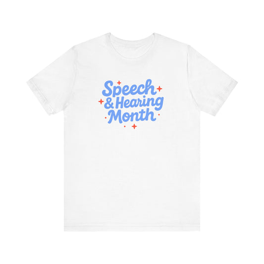 Speech & Hearing Month Jersey T-Shirt