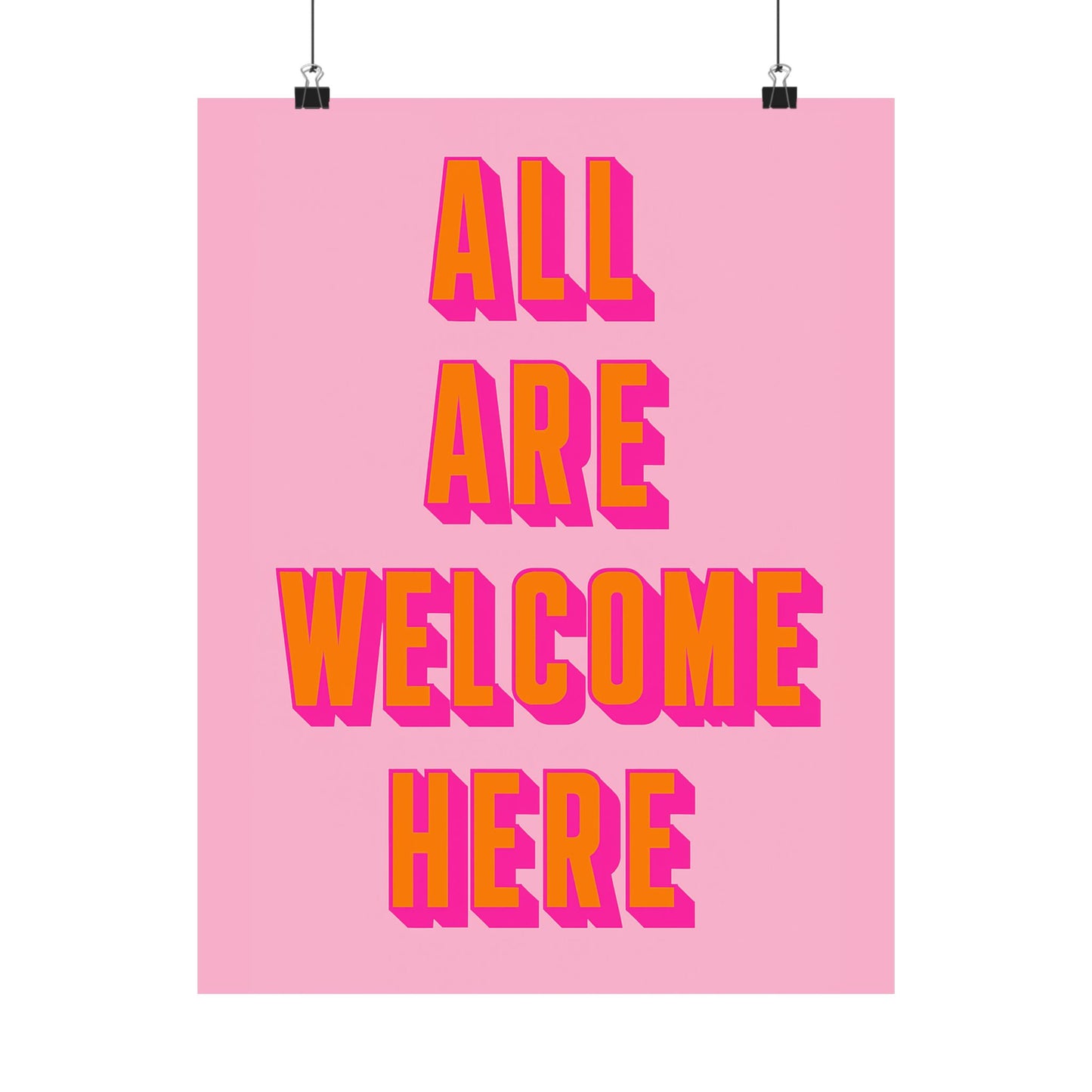 All Are Welcome Here Poster