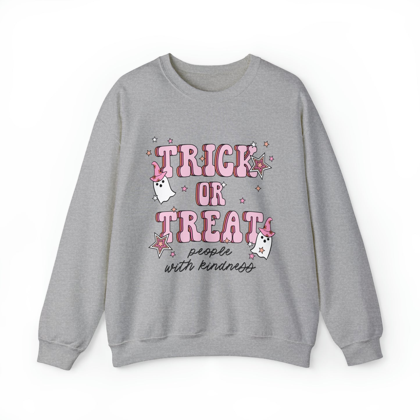 Trick or Treat People With Kindness Crewneck Sweatshirt