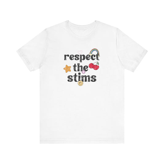Respect The Stims Distressed Jersey T-Shirt