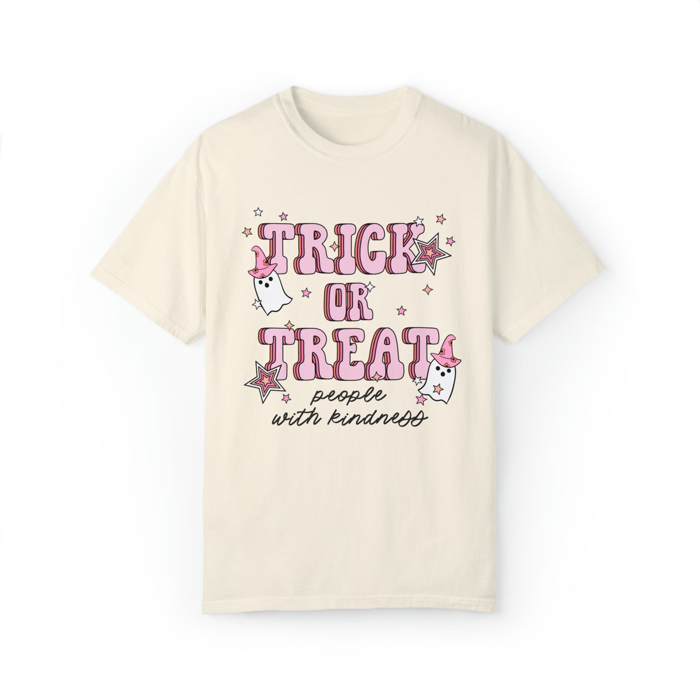 Trick or Treat People With Kindness Comfort Colors T-Shirt