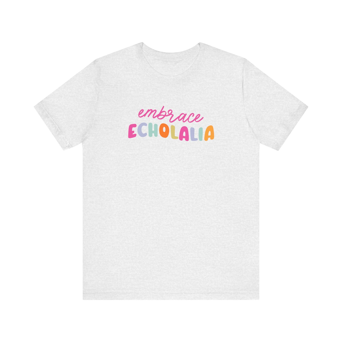 Embrace Echolalia Rainbow Jersey T-Shirt