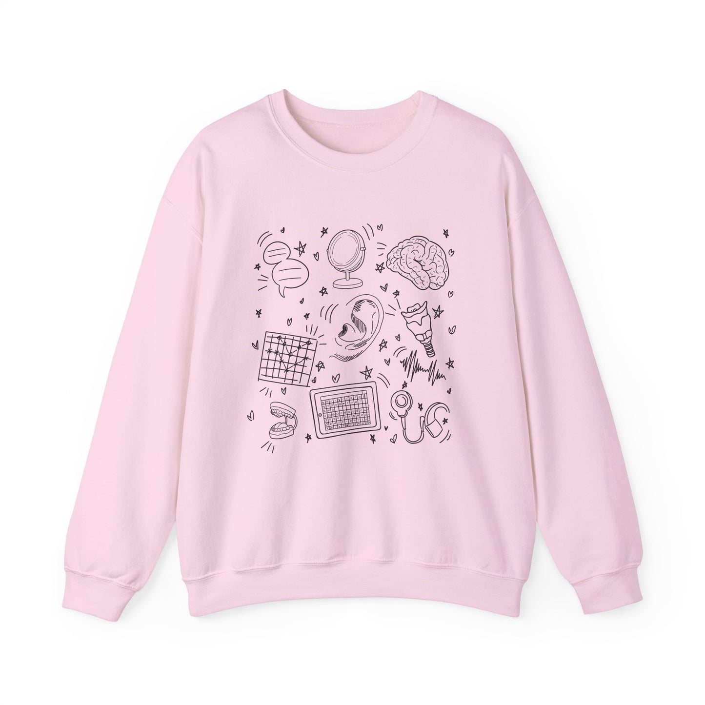 Speech & Hearing Doodles Crewneck Sweatshirt