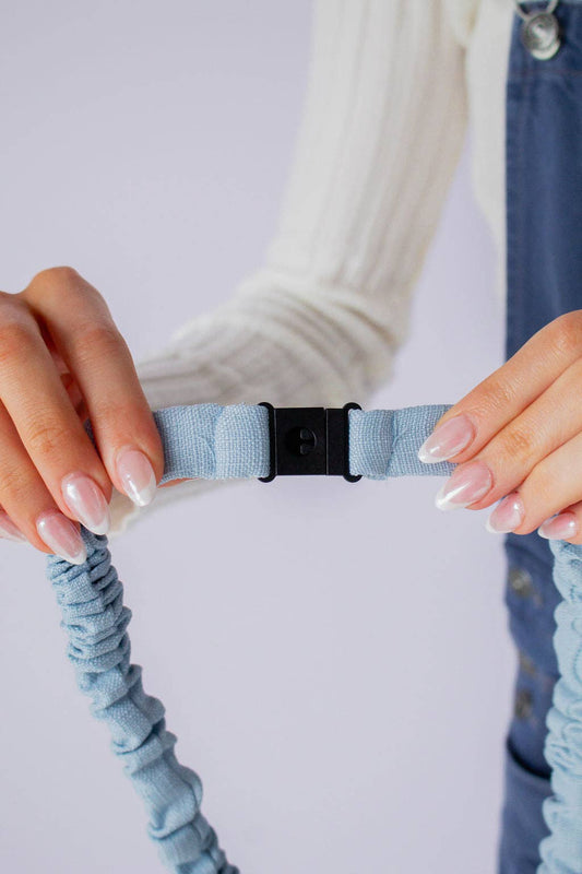 Breakaway Scrunchie Lanyard | Powder Blue