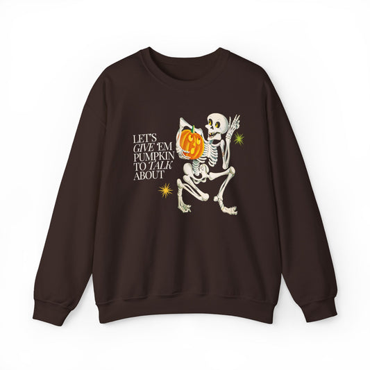 Pumpkin to Talk About Crewneck Sweatshirt