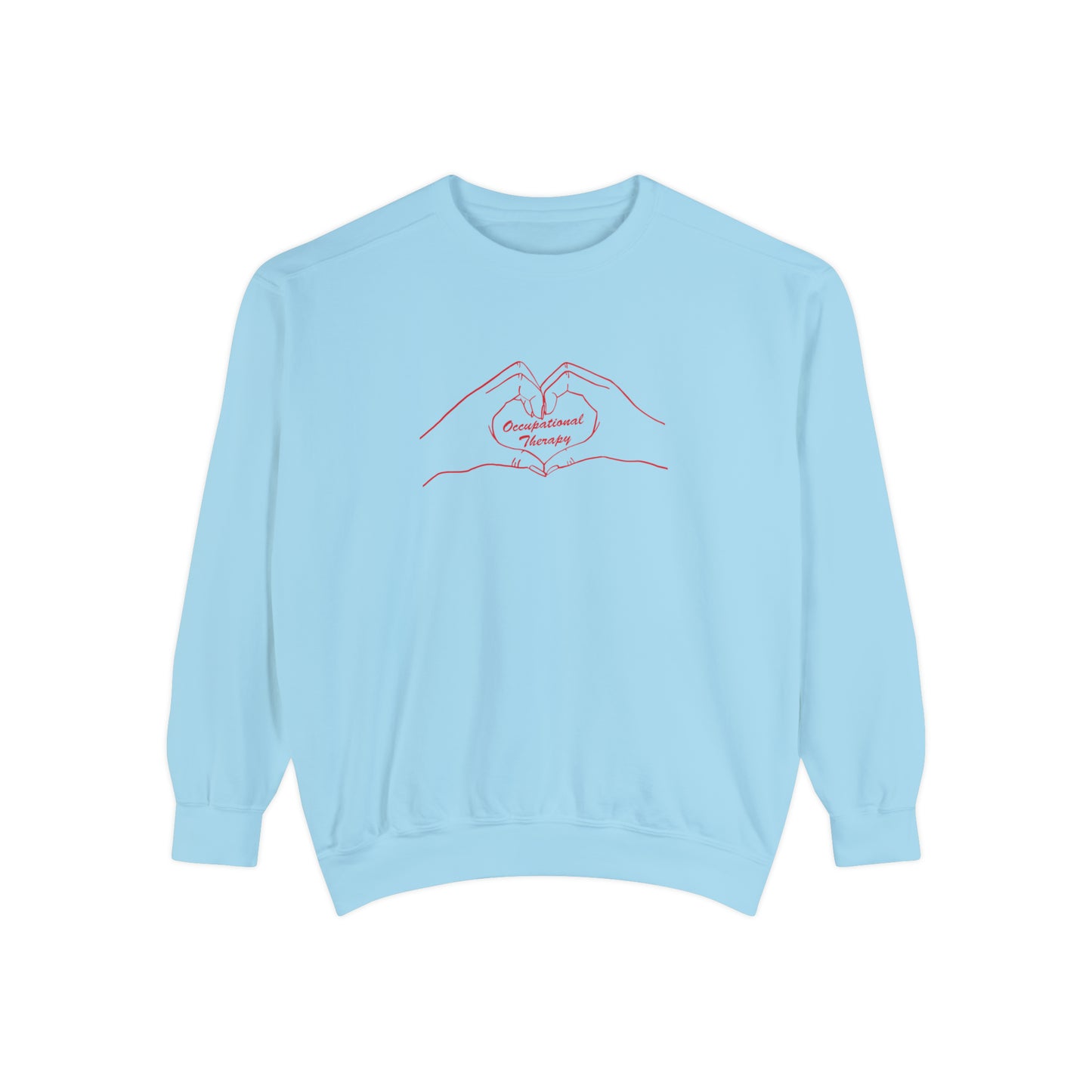 OT Heart Hands Comfort Colors Sweatshirt