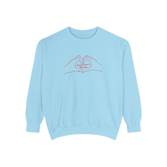 OT Heart Hands Comfort Colors Sweatshirt