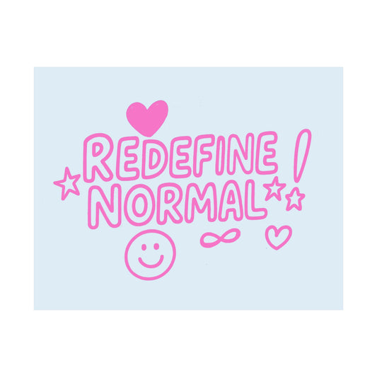 Redefine Normal Poster